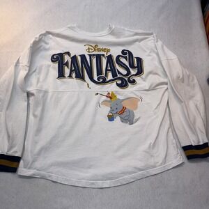 Disney Cruise Line Fantasy Dumbo White Large Spirit Jersey
